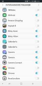 Come impedire app accedere posizione
