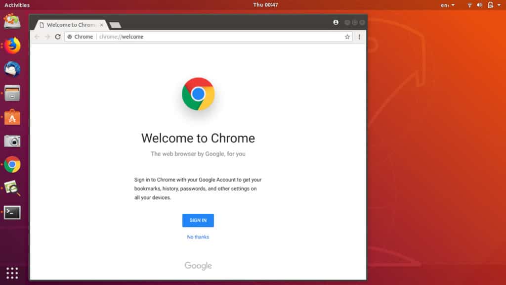 download google chrome for ubuntu 64 bit