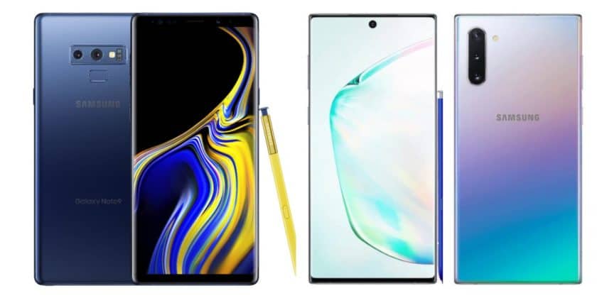 note 9 v note 10